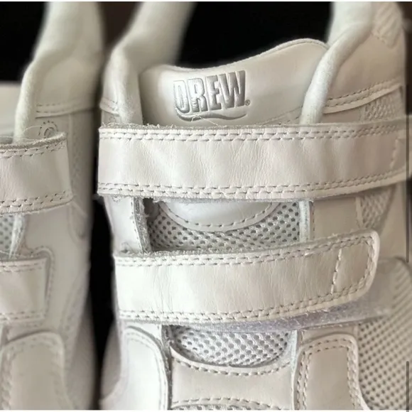 Drew Men's Lightning II V White Double Strap Sneakers Size 10.5