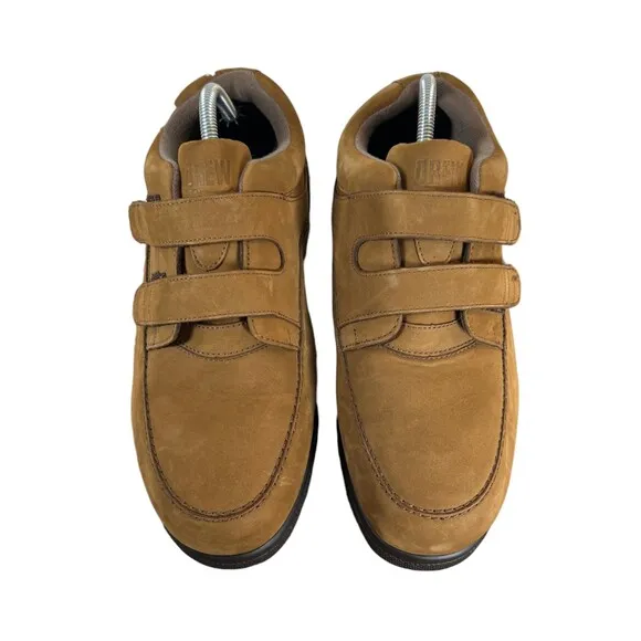 Drew V7 44908-59 Cognac Suede Nubuck Diabetic Shoes Men's 8.5 New without Tag