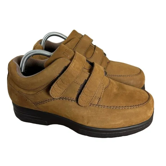 Drew V7 44908-59 Cognac Suede Nubuck Diabetic Shoes Men's 8.5 New without Tag