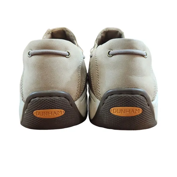 Dunham new balance mens loafer sz 13D leather comfort shoes tan slip on