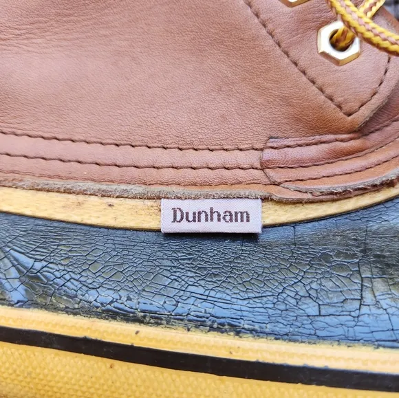 Dunham vintage steel shank boots size 9