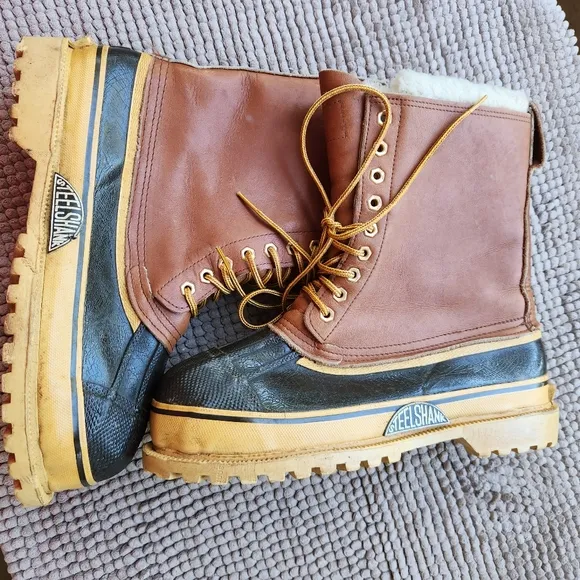 Dunham vintage steel shank boots size 9