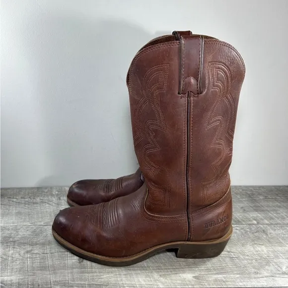 Durango FR204 Farm”N Ranch Wellington Western Cowboy Leather Men’s Boots Size 10