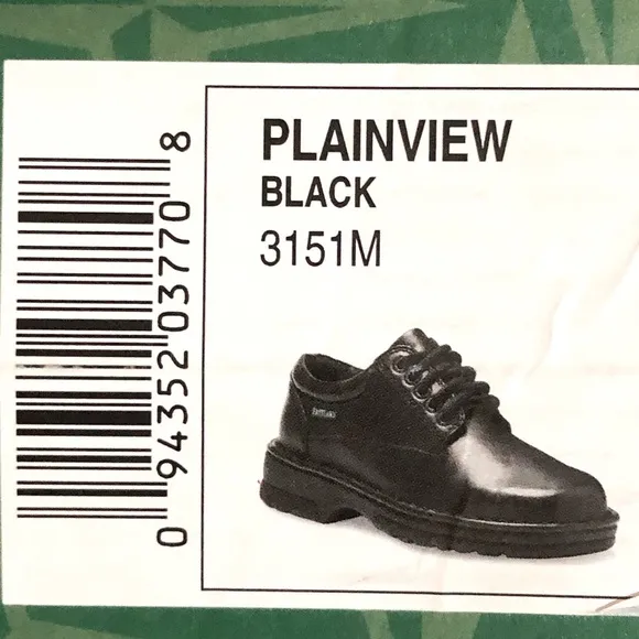 Eastland Plainview Black Leather Lace Up Oxford size 6.5