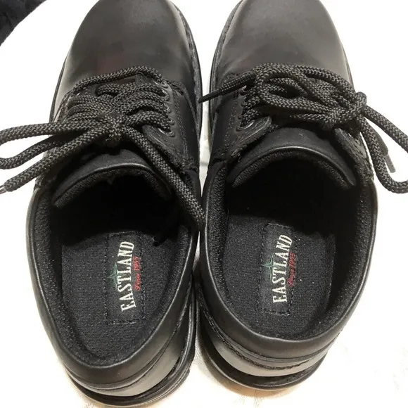 Eastland Plainview Black Leather Lace Up Oxford size 6.5
