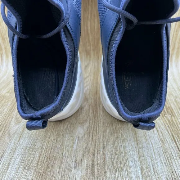 Ecco Astir Lite Men's EU 47 US 13 Comfort Slip On Blue White Sneakers Shoes