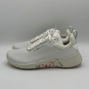 ECCO Biom H4 Golf Shoes White / Silver Grey Women's Size US 6-6.5 EU 37 NIB
