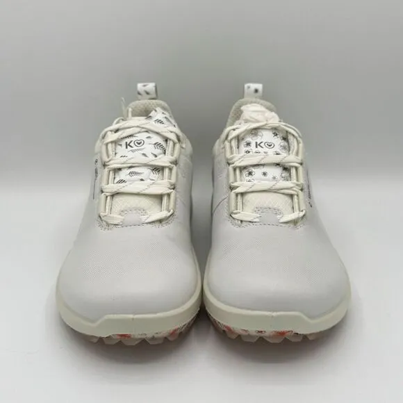 ECCO Biom H4 Golf Shoes White / Silver Grey Women's Size US 6-6.5 EU 37 NIB