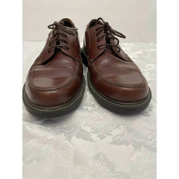 ECCO Boston Lace Up Mink Brown Dress Shoes Size‎ 45 11/11.5 Comfort