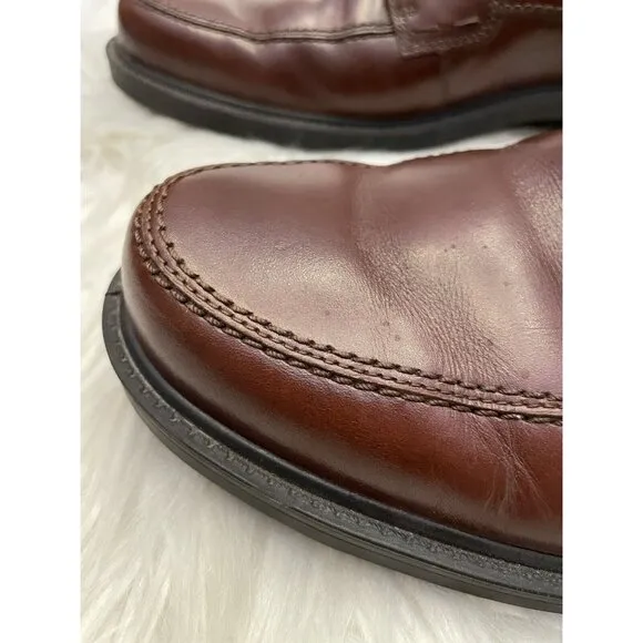 ECCO Boston Lace Up Mink Brown Dress Shoes Size‎ 45 11/11.5 Comfort