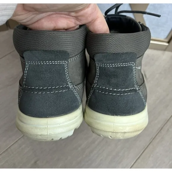 Ecco CALGARY HIGH Men Leather Nubuck Casual City Sneaker Boot Shoe 42 Us 8 8.5