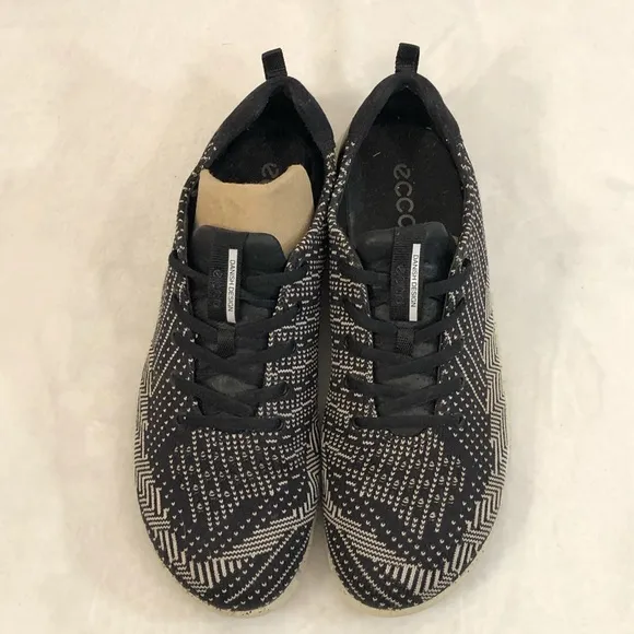 Ecco Danish Design Oreo Knit Running Walking Casual Sneaker Shoes Womens 40 US 9
