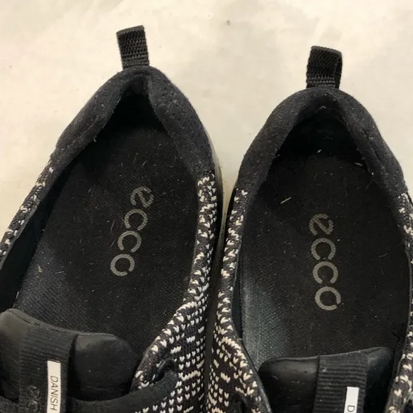 Ecco Danish Design Oreo Knit Running Walking Casual Sneaker Shoes Womens 40 US 9