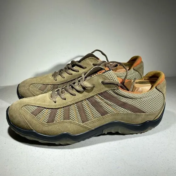 Ecco Hiking Shoes Mens Trail Walking Size 45 EU USA 11.5 Brown