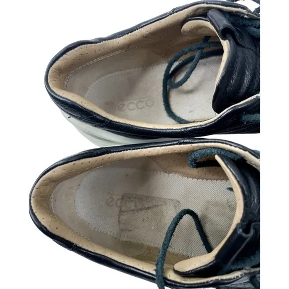 Ecco Men's Biom Black Yak Leather Casual Comfort Shoes Size EU 45/US 11-11.5
