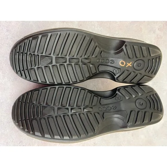 ECCO Men's Irving Brown Nubuck Leather Comfort Slip On Walking Shoes Sz 12