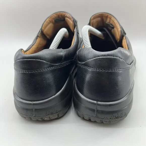 Ecco Seawalker Walking Shoes Men Size 10.5 US, 44 EU Black Leather Comfort Shoes