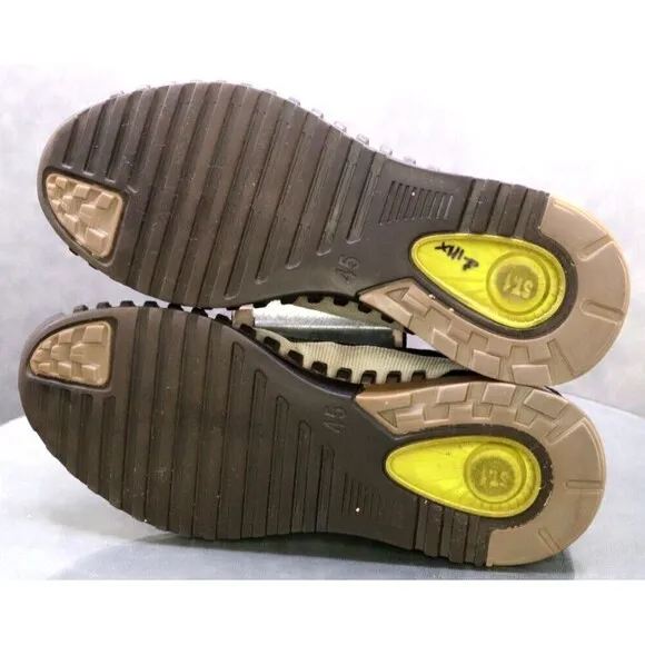 ECCO Zipflex Breakthru S.T.I $140 Men's Sneakers Shoes Sz EU 45 US 11-11.5 Gray