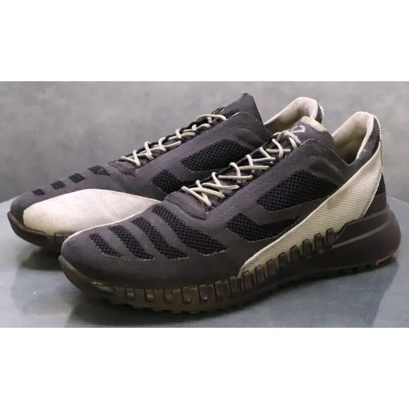 ECCO Zipflex Breakthru S.T.I $140 Men's Sneakers Shoes Sz EU 45 US 11-11.5 Gray