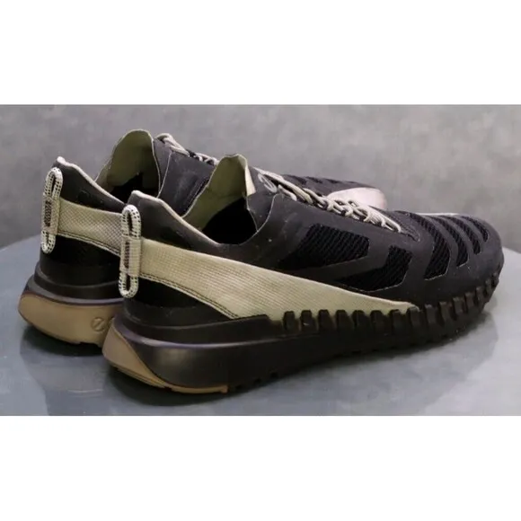 ECCO Zipflex Breakthru S.T.I $140 Men's Sneakers Shoes Sz EU 45 US 11-11.5 Gray