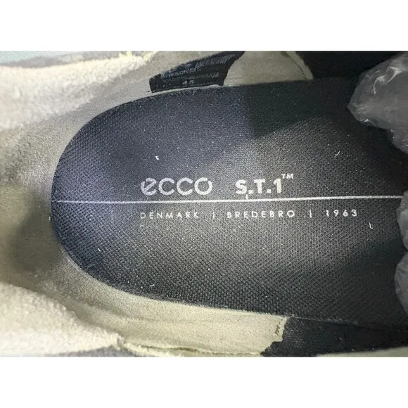 ECCO Zipflex Breakthru S.T.I $140 Men's Sneakers Shoes Sz EU 45 US 11-11.5 Gray