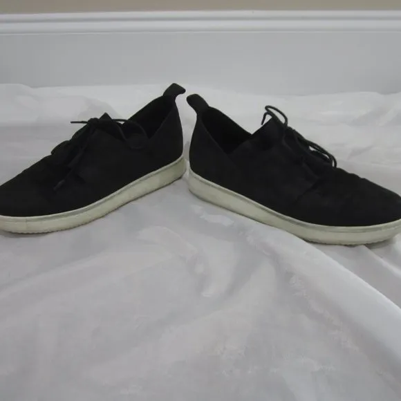 Eileen Fisher 8.5 Black Suede Tie Tennis Shoes