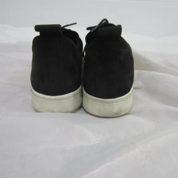Eileen Fisher 8.5 Black Suede Tie Tennis Shoes