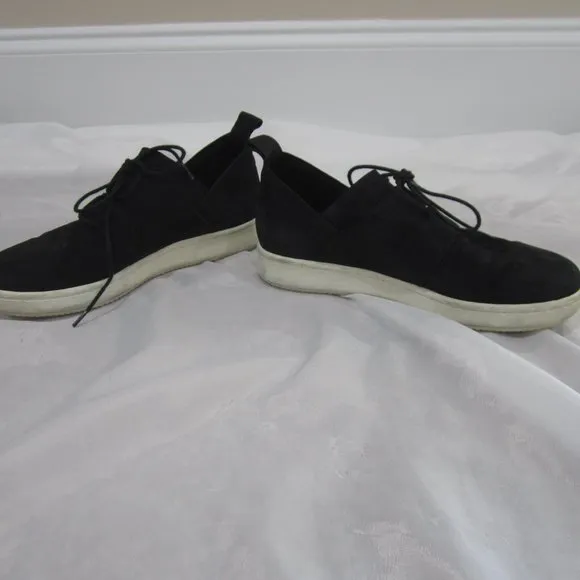 Eileen Fisher 8.5 Black Suede Tie Tennis Shoes