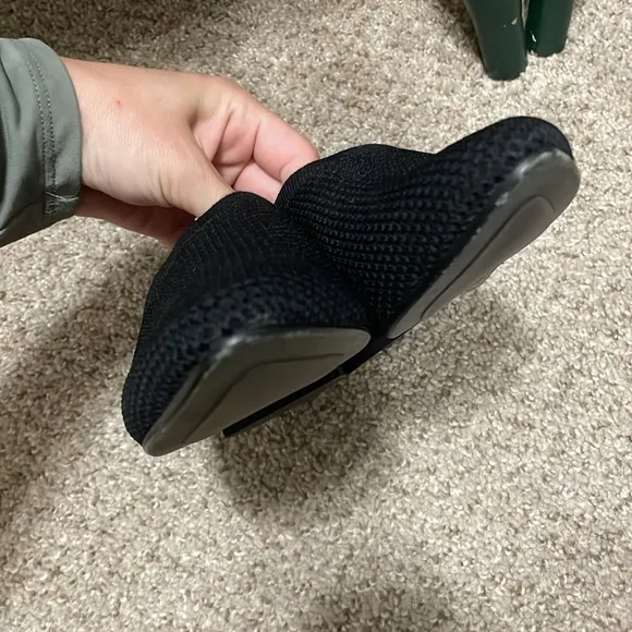 Eileen Fisher Betsy Knit Mule Shoes Black
