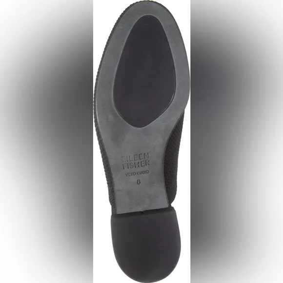 Eileen Fisher Betsy Knit Mule Shoes Black