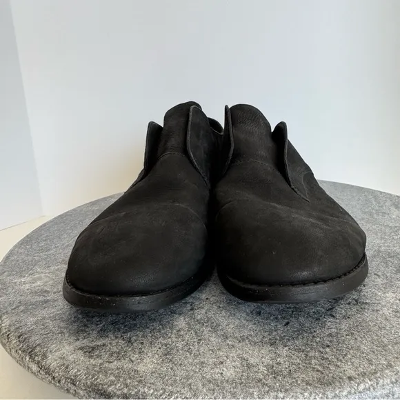 Eileen Fisher Frida Tumbled Nubuck Derby Shoes 8.5