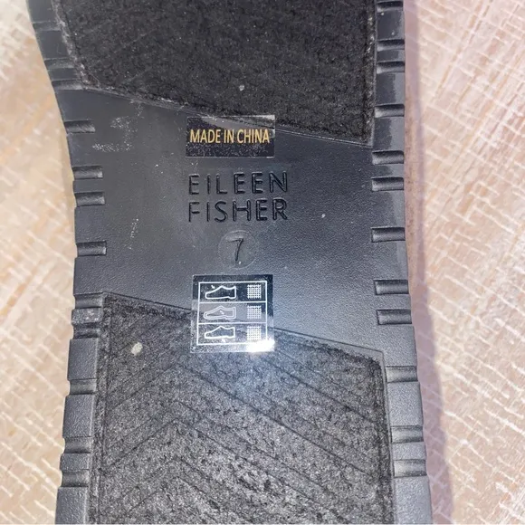 Eileen Fisher Women's Slippers Barley Felt Round Toe Slip On Soft-Size 7- EUC