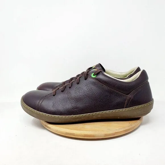 El Naturalista Shoes Mens 45 Meteo N206 Brown Leather Barefoot Comfort Sneaker