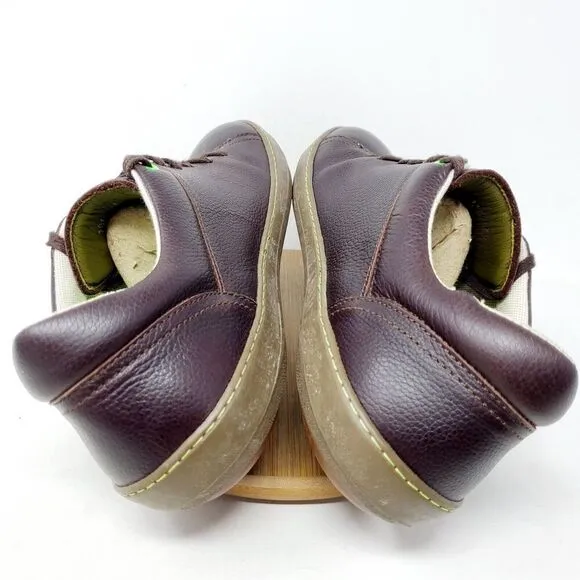 El Naturalista Shoes Mens 45 Meteo N206 Brown Leather Barefoot Comfort Sneaker