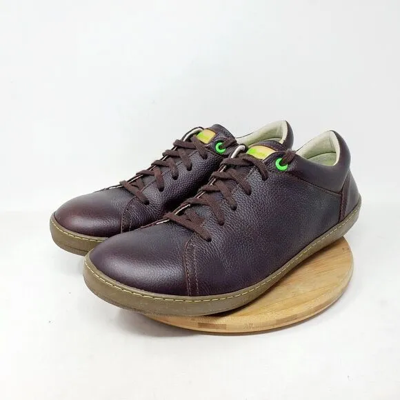 El Naturalista Shoes Mens 45 Meteo N206 Brown Leather Barefoot Comfort Sneaker