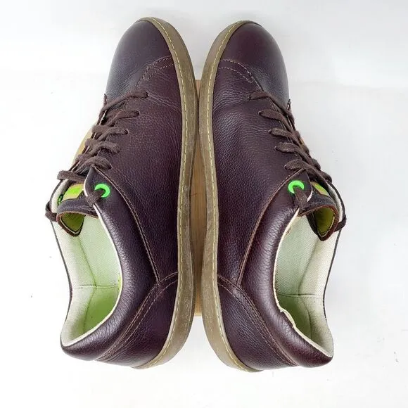 El Naturalista Shoes Mens 45 Meteo N206 Brown Leather Barefoot Comfort Sneaker