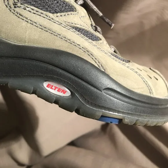 Elten men gray safety shoes, model Jan,  size 9