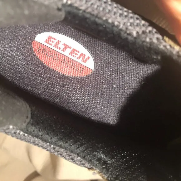 Elten men gray safety shoes, model Jan,  size 9