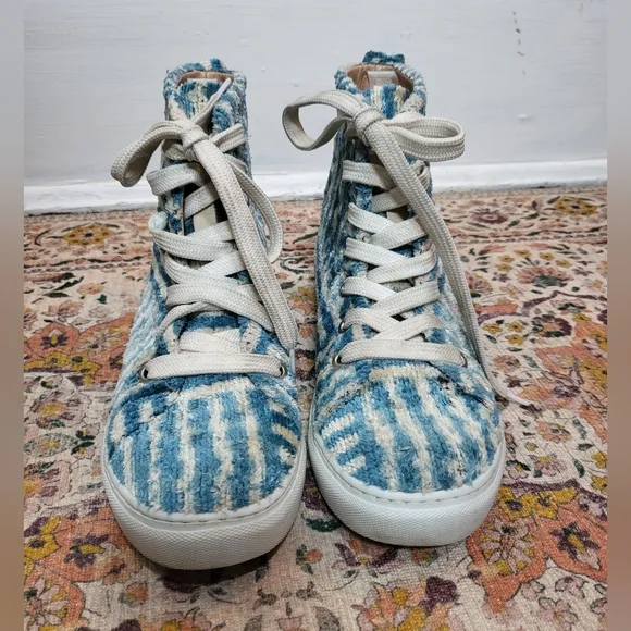 ELYSIAN The ANKARA SILK VELVET HIGH TOPS | Size 10 (EU 42)