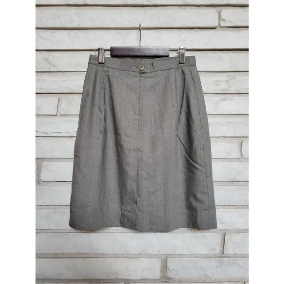 Escada Margaretha Ley Heathered Mini Skirt