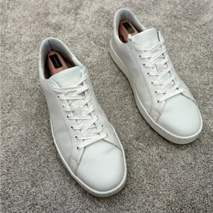 EUC - Allen Edmonds Barnes Lace Up Leather Sneakers - Size 11.5. Original $350