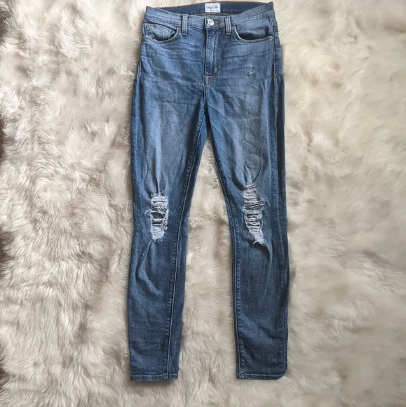 EUC Hudson Barbara High Waist Ankle Skinny Jean in Confection