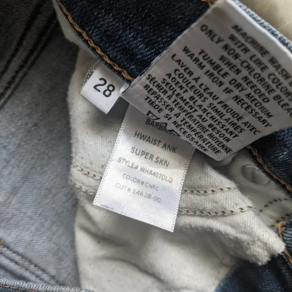 EUC Hudson Barbara High Waist Ankle Skinny Jean in Confection