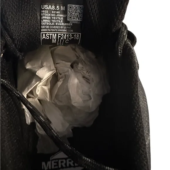 EUC Merrell Men's Moab Flight Carbon Fiber Work Shoe, 8.5 Medium- Safety $125