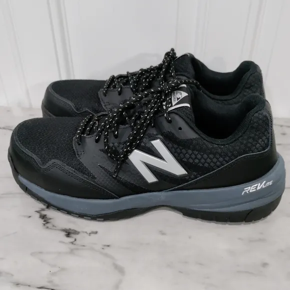EUC New Balance steel toe men's black industrial work sneakers size 10