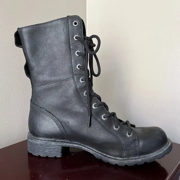 EUC Timberland Stoddard Waterproof Tall Biker Boots Women's A128L