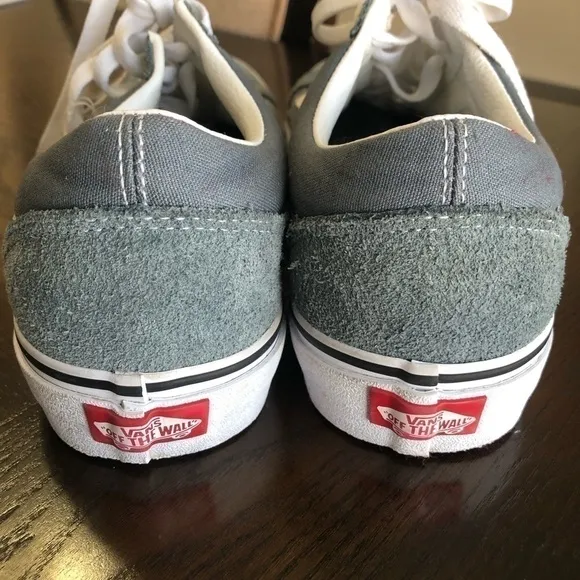 EUC💫VANS Sz 8 Bluish Gray suede‎ all season wear comfy sporty casual fun travel