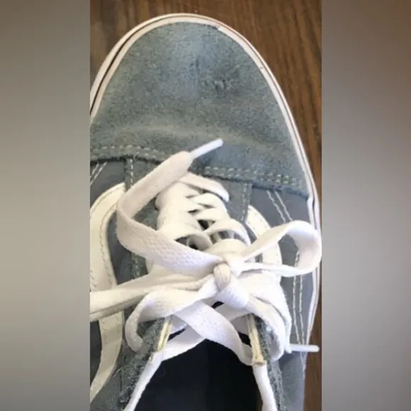 EUC💫VANS Sz 8 Bluish Gray suede‎ all season wear comfy sporty casual fun travel