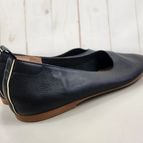 Everlane The Day Glove Italian Leather Slip-On Balletcore Flats Black 10.5