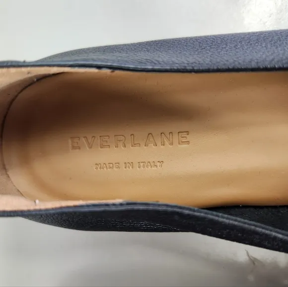 Everlane The Day Glove Italian Leather Slip-On Balletcore Flats Black 10.5